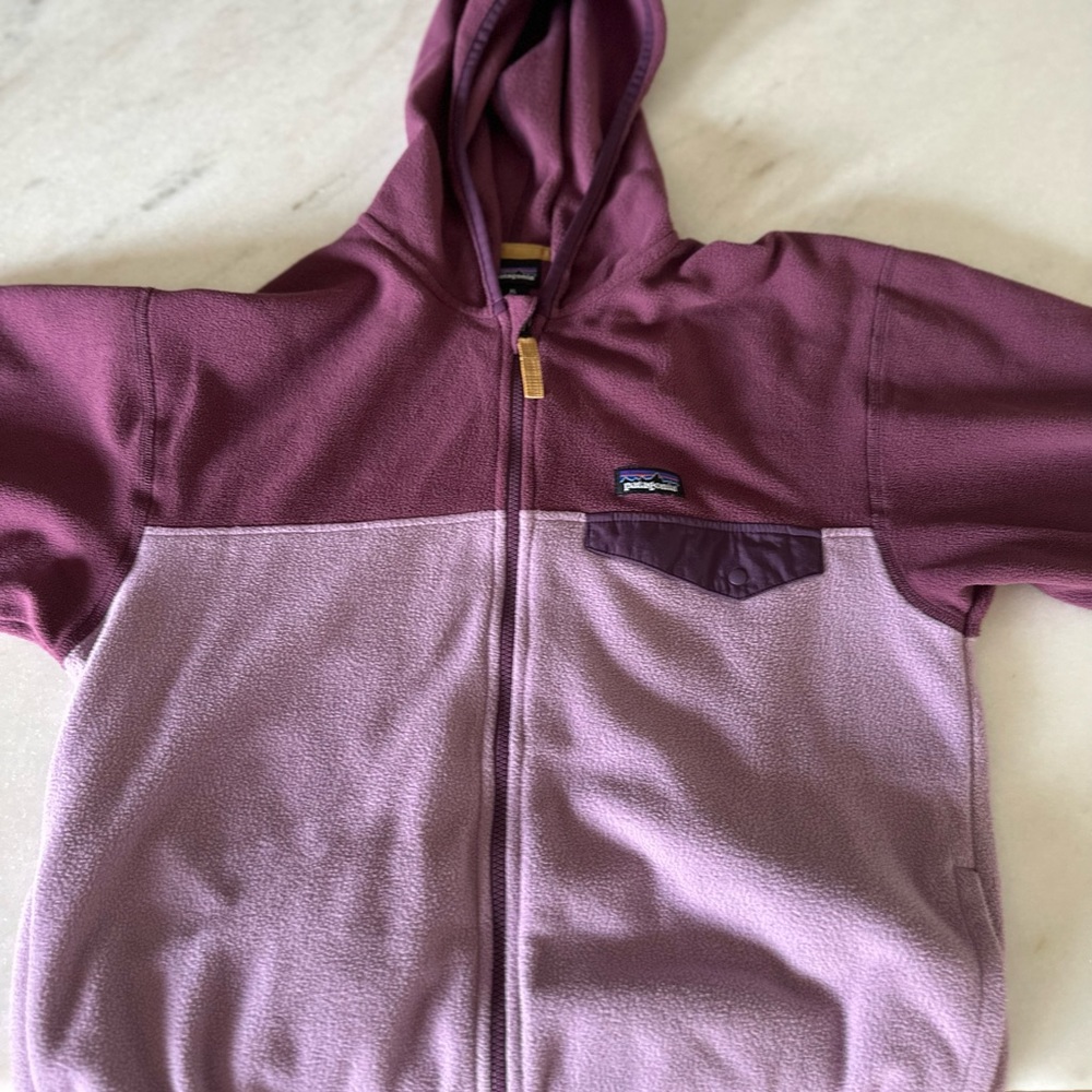 Patagonia fleece zip up hoodie